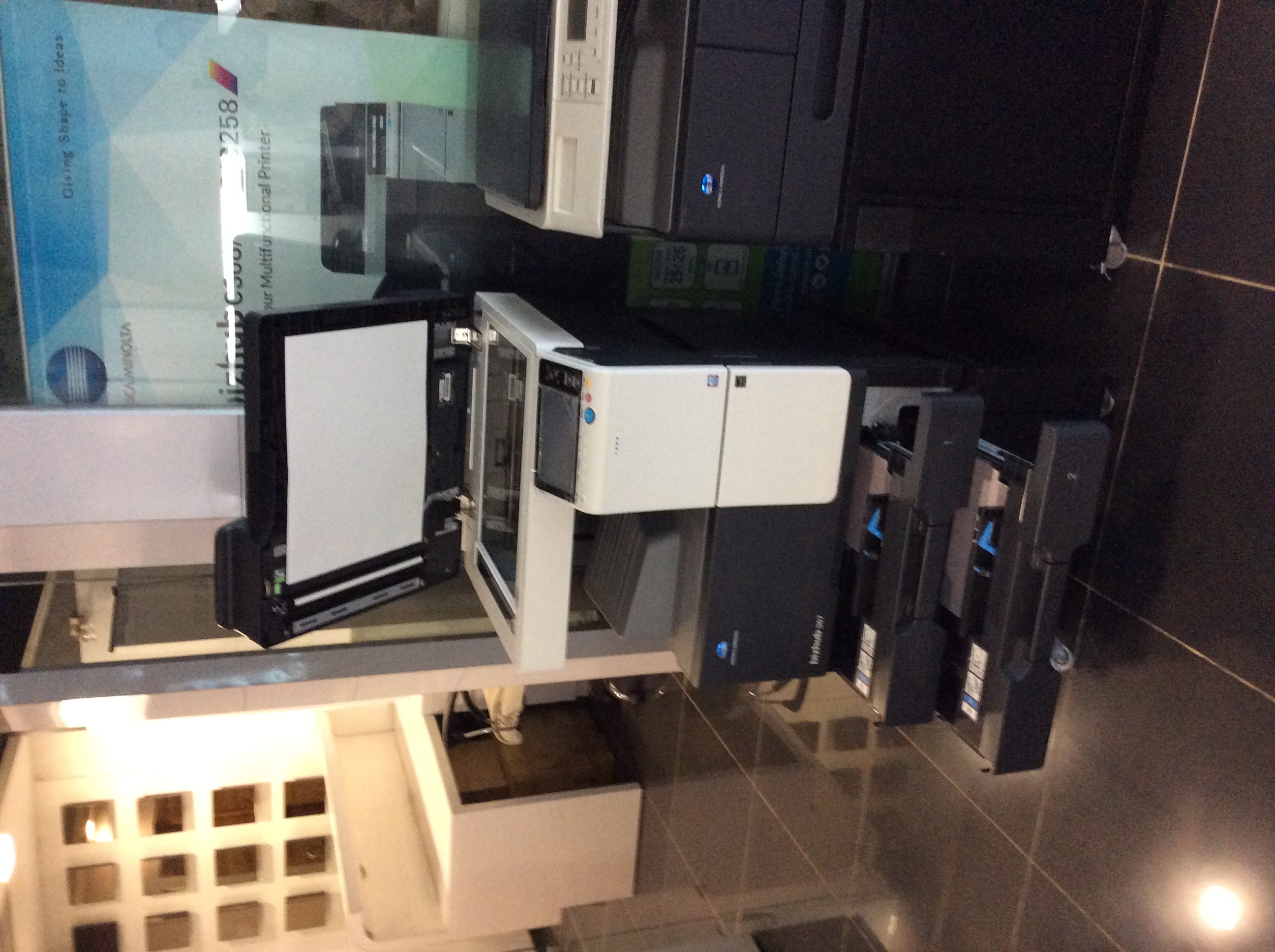 Multifunction Xerox Machine - Konica Minolta Bizhub 206, Laser Technology, 20 Ppm, 2 Trays, A5 To A3 Paper Size, 128mb Memory, New Condition