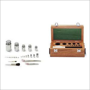 Weight Boxes - High-Precision Metal Weights, 9 Weights from 1 to 100 Grams, Brown Teak Polish Box with Sun Mica Top