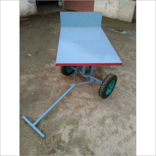 Material Handling Trolley - Grey, Strong and Durable | Easy to Operate, Manual Design