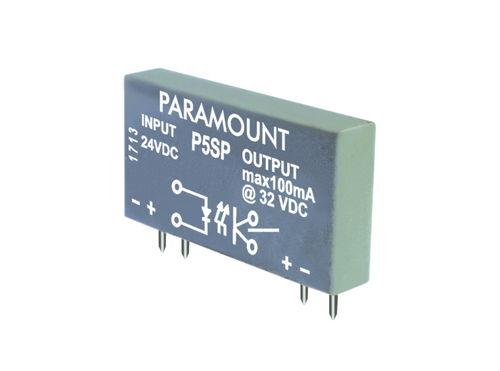 PCB Pin Type Solid State Relay (SLIM RELAY) - 5mm Width, High Power DC Resistive Load, Black Color, Electromagnetic Relay | 1 Year Warranty, Insulation Resistance