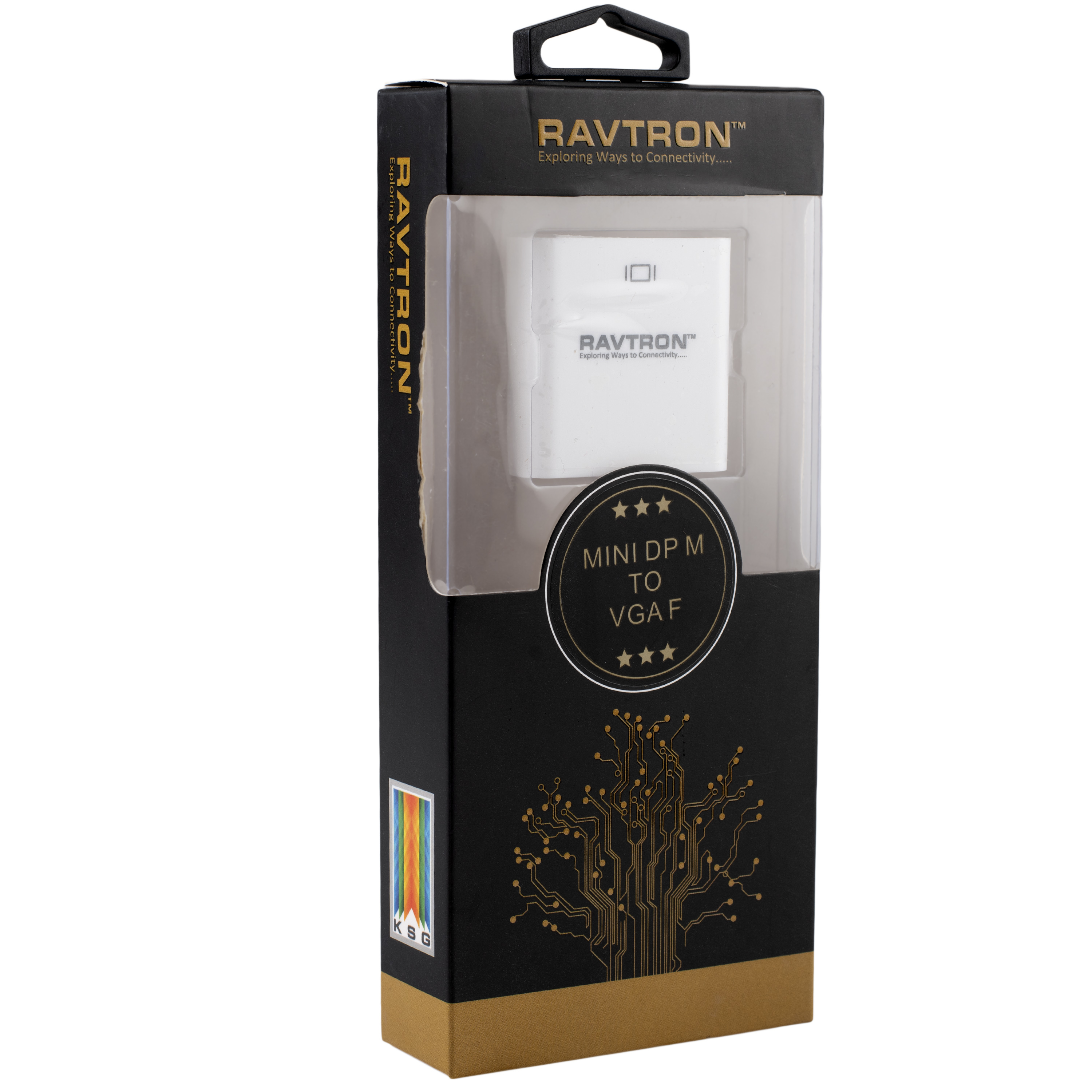 Mini Displayport Male To Vga Female Adapter - 2 Meter Length, Lightweight Black Design, Hd 1920 X 1080 Resolution, Plug & Play Connectivity With Screw Fastening