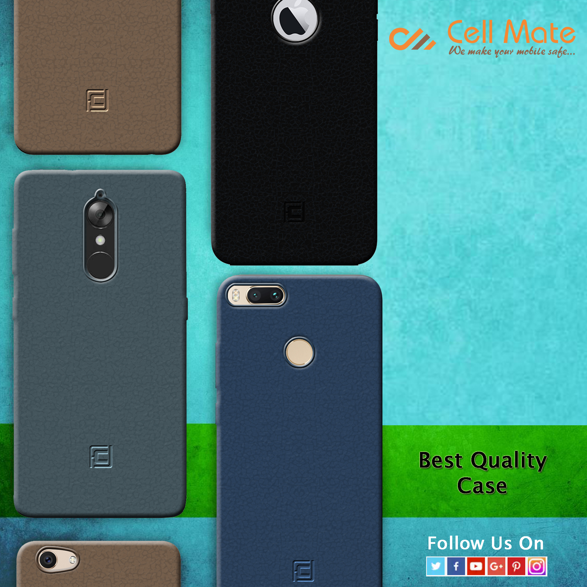 Multicolor Cafele Mobile Back Case