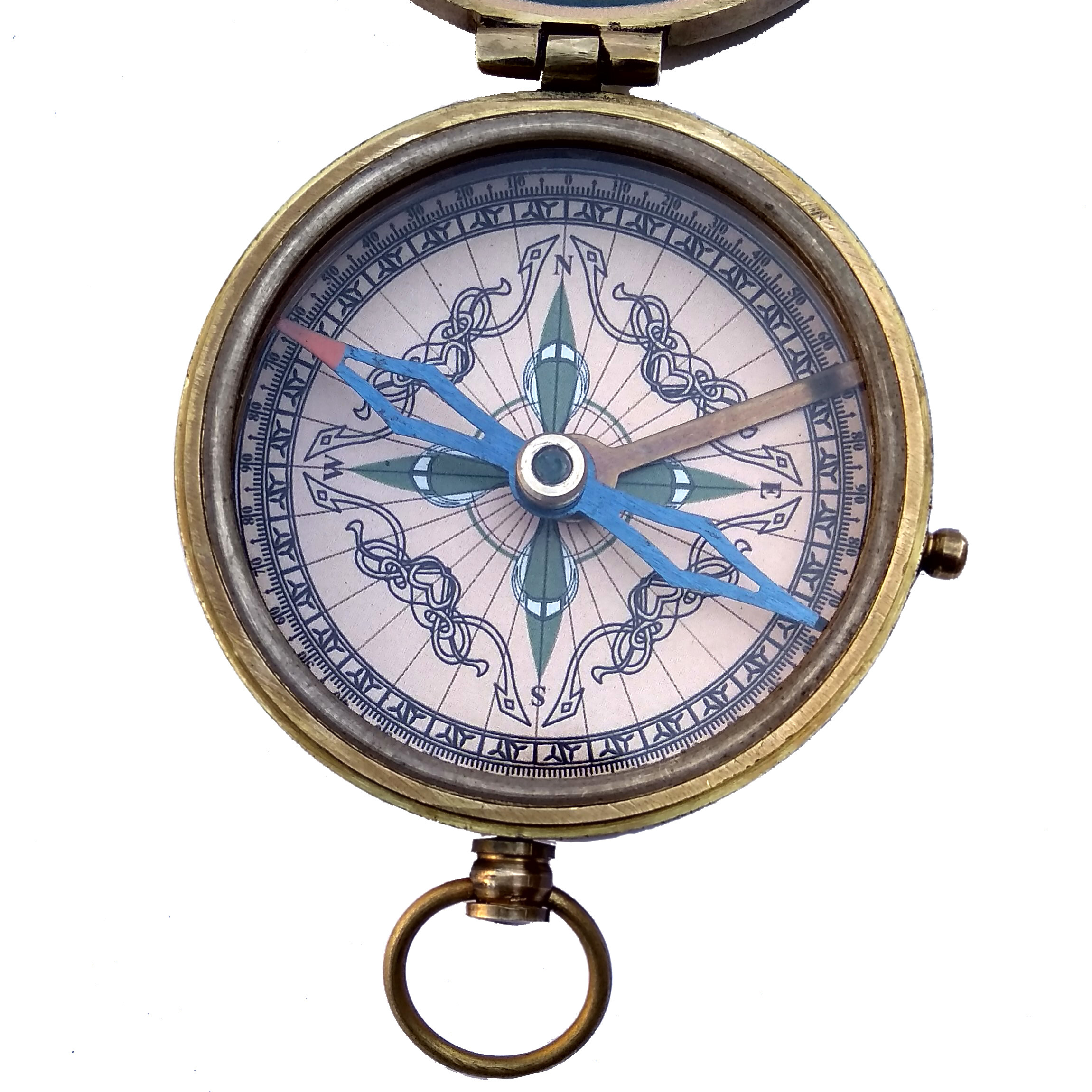 Boy Scouts Compass - Solid Brass, 2.25 Inch Diameter | Antique Style For Navigation, Collecting, And Gifting