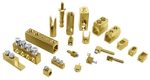 Turning Brass Electrical Parts