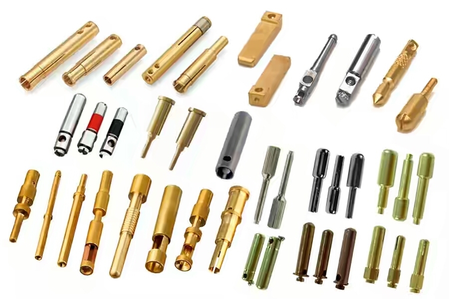 Turning Brass Electrical Parts