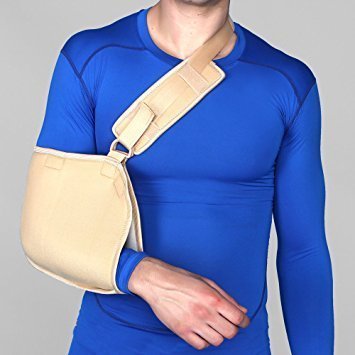 Arm Sling - Fabric Foam Material, Universal Size | New Ergonomic Design for Optimal Arm Support