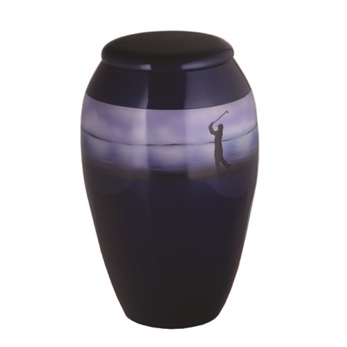 Blue The First Tee Cremation Urn