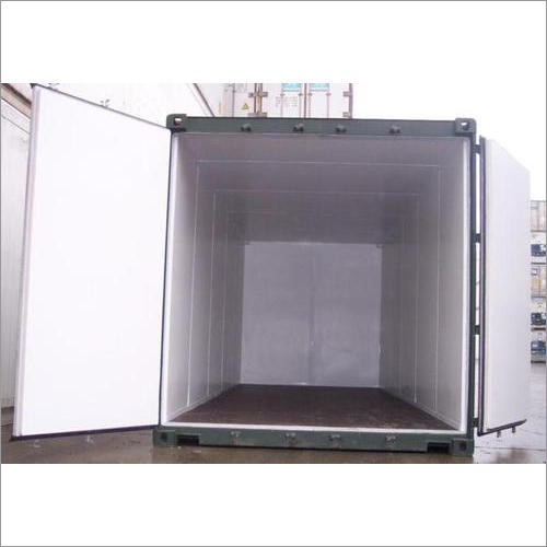 Portable Shipping Container - Mild Steel, 20 Feet Length, White Color, 30-40 Ton Capacity, ISO Standard, Dry Container for Goods Transportation and Storage