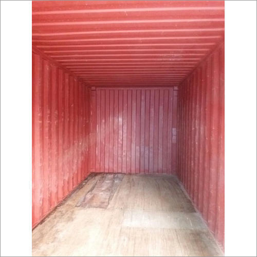 Used Cargo Shipping Container - Stainless Steel, 20 Feet Length, Red Color | 30-40 Ton Capacity, Double Door, Padlock Locking Mechanism, Ventilated Design