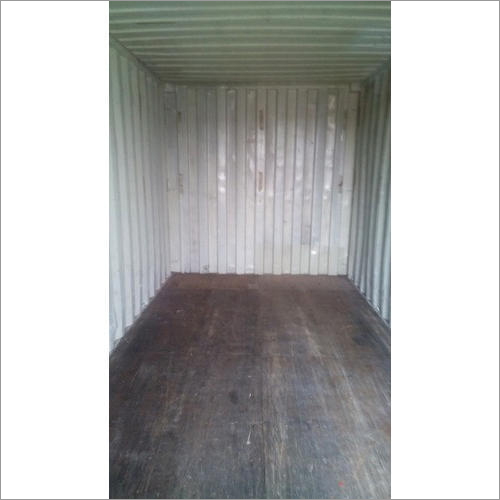 Used Ms Shipping Container - 20 Ft X 8 Ft X 8.5 Ft | White Mild Steel, 30-40 Ton Capacity, Plywood Floor, Quality Assured