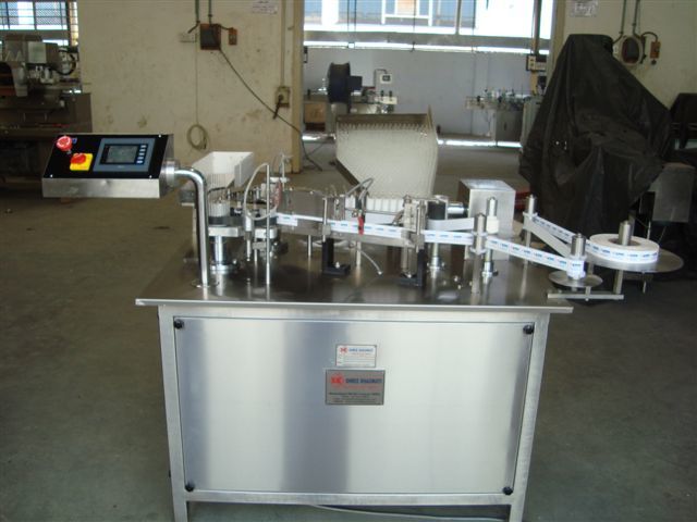 Automatic Ampoule Labelling Machine