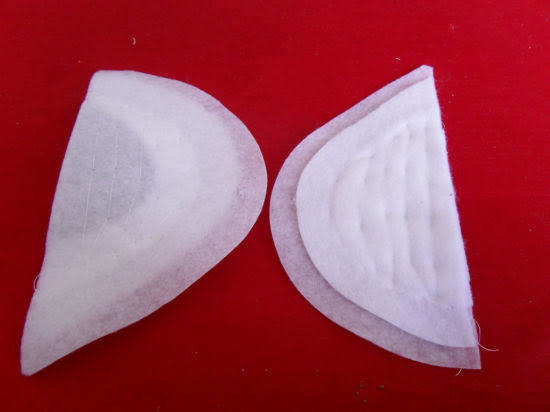 Coat And Jackets Shoulder Pad - Polyester Material, Sizes 8-14 Inches, Classic White Color | Ideal Support For Tailored Outfits