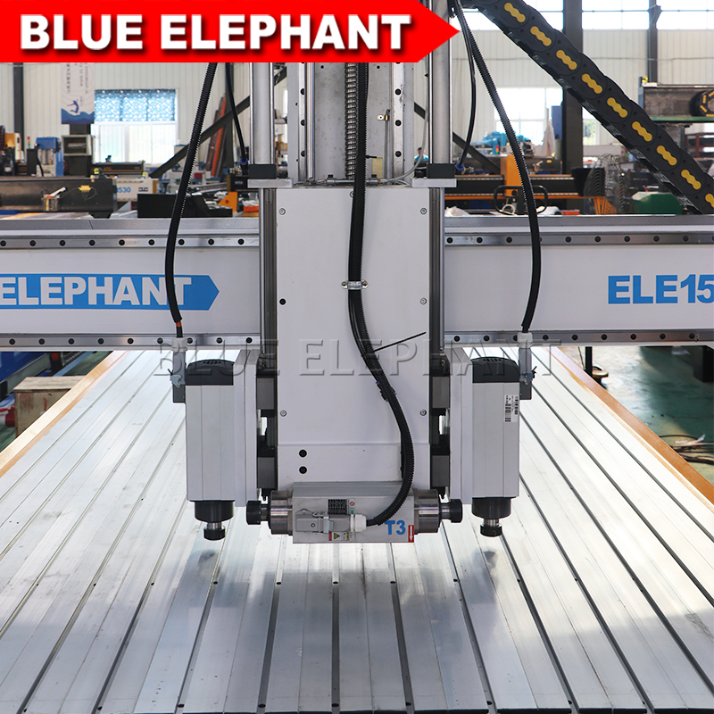 Vacuum Cleaning System Blueelephant Heavy Duty Wood Engraving Equipment 1530 Cnc Router Machine Price