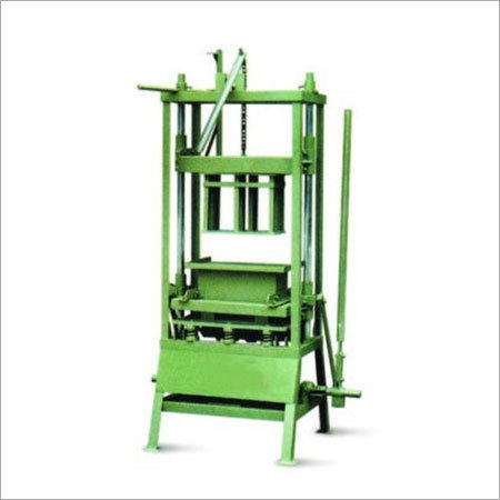 Green Manually Operated Concrete Block Making Machine Lpnm10