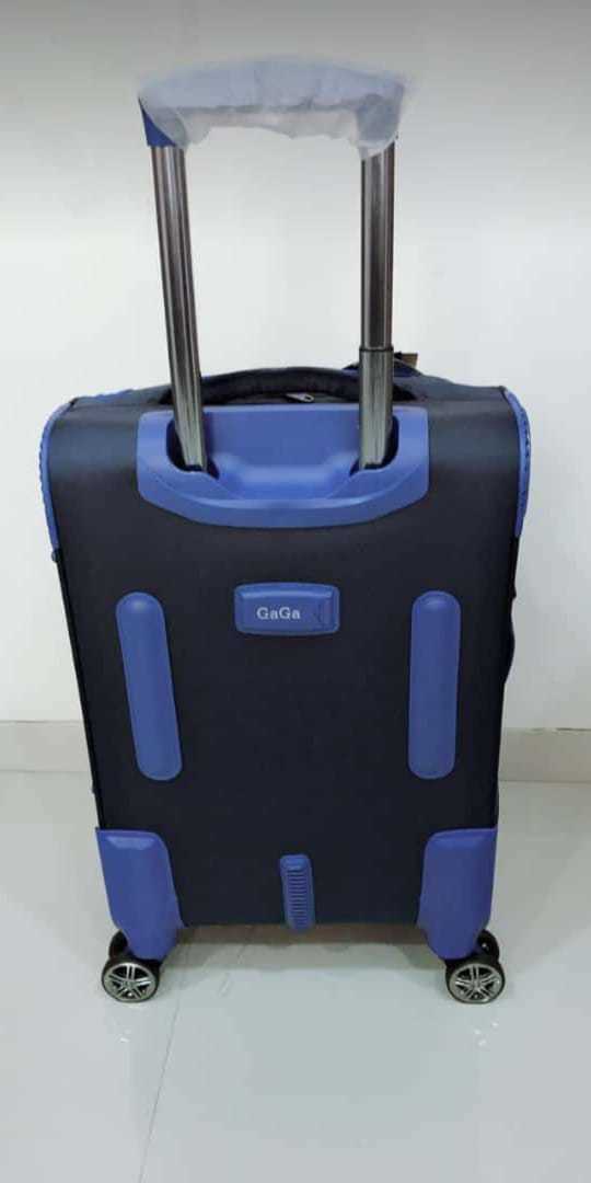 Denim Trolley Bag - 24 Inch | 4 Wheel Versatility, Stylish And Durable Design