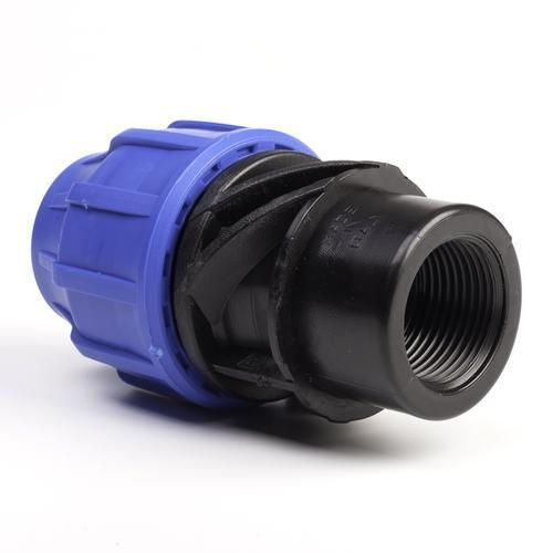 Mdpe Compression Pipe Fitting - 20mm To 110mm O.d., Up To 16 Kg/sq.cm Pressure Rating, Ideal For Water Connection And Temporary Applications