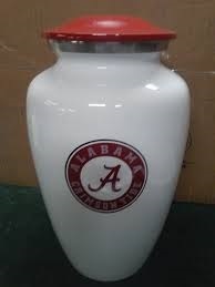 Shiny Red Sports Cremation Urn For Human Ashes