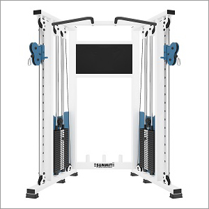 Cable Crossover Machine - Heavy-Duty Steel Frame, Adjustable Height Settings, Dual Motion Capability for Versatile Workouts