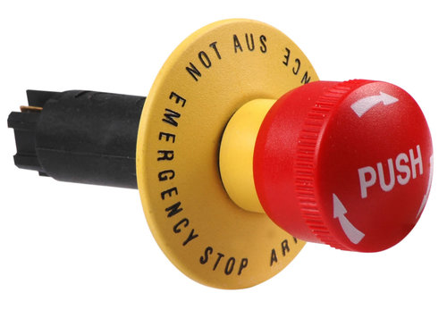 Emergency Push Button Switches - Series Pe-16-epb, 16 Circular Shape, Plug In Type Panel Mountable, Low Power Nc Contacts | Electromagnetic Relay For Security Applications