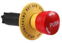 Emergency Push Button Switches Contact Load: Low Power