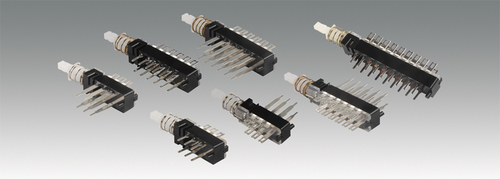 Push Button Switches - 2 Pole 2 Way & 4 Pole Low/more Height Pcb Mountable | Black, Low Power, Electromagnetic Relay, Protective Terminal For Security