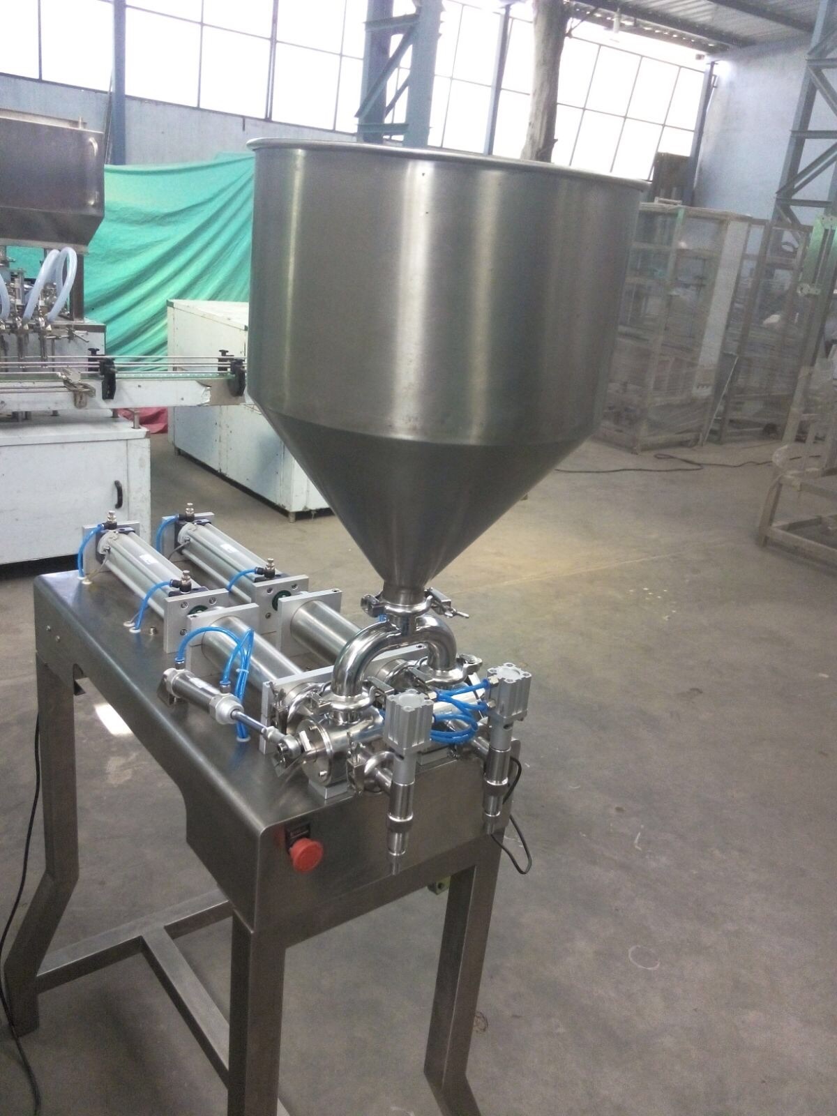 Semi-automatic Semi Automatic Single Head Piston Type Pickle Filling Machine
