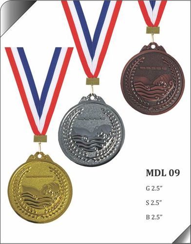 Round Swimming Medal