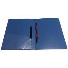 Gray Blue Black Red Plastic Spring File