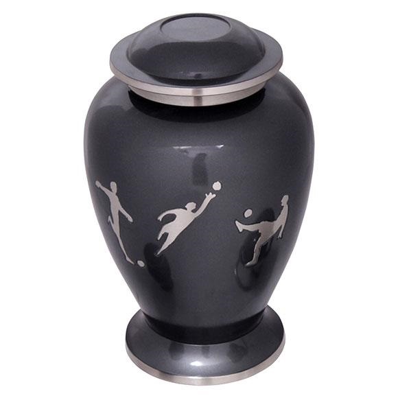 Slate With Silver Engraving Fishing Sports Cremation Urn