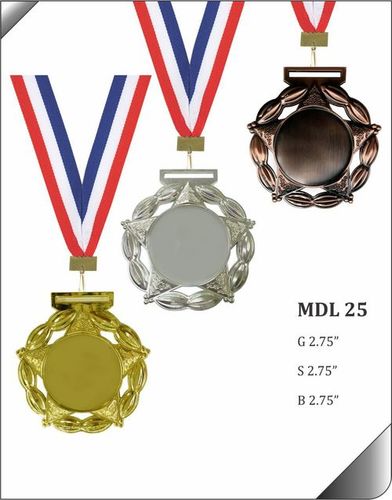 Round Star Medal