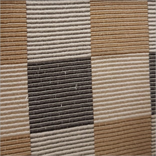 Printed Jacquard Fabric - Polyester Blend, 250 gsm, 54" Width, Beige Checkered Design | Soft Texture, Elegant, Stylish, Durable, Versatile