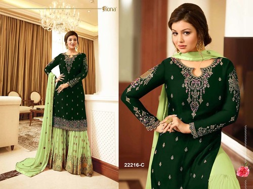 Dark Green  Designer Salwar Suit