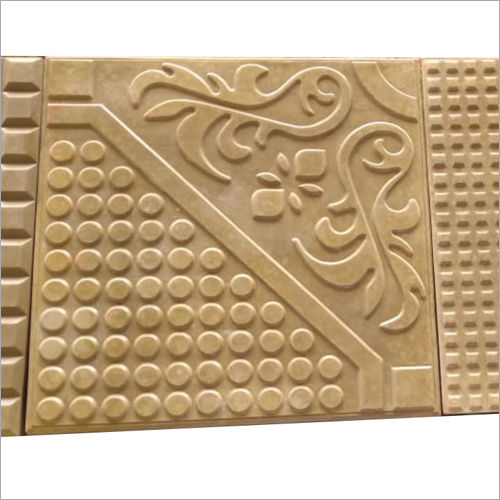 Design Cheqar Tiles - Designer Paver Block | Manual Method, Thickness 1-5mm, Cream Color, Sturdy Design, Smooth Edges, Multiple Patterns Available