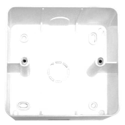Pressfit LX Electrical Surface Box - PVC, 1 to 24 Module, White | Easy Cable Entry Knockouts, Sleek Design for Switches and Sockets