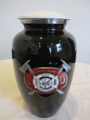 Black Oregon Ducks Football Cremation Urn