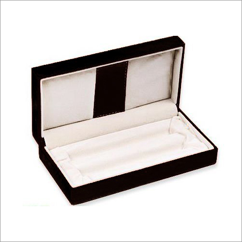 Pen Gift Box - Wooden, 10x3x1.5 Inches | Elegant Black, Magnetic Closure, Glossy Finish, Customized Imprinting