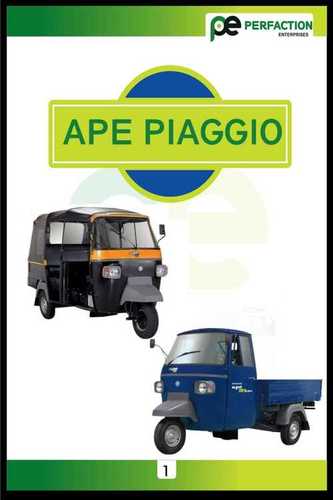 Black & Blue Ape Piaggio Auto Part