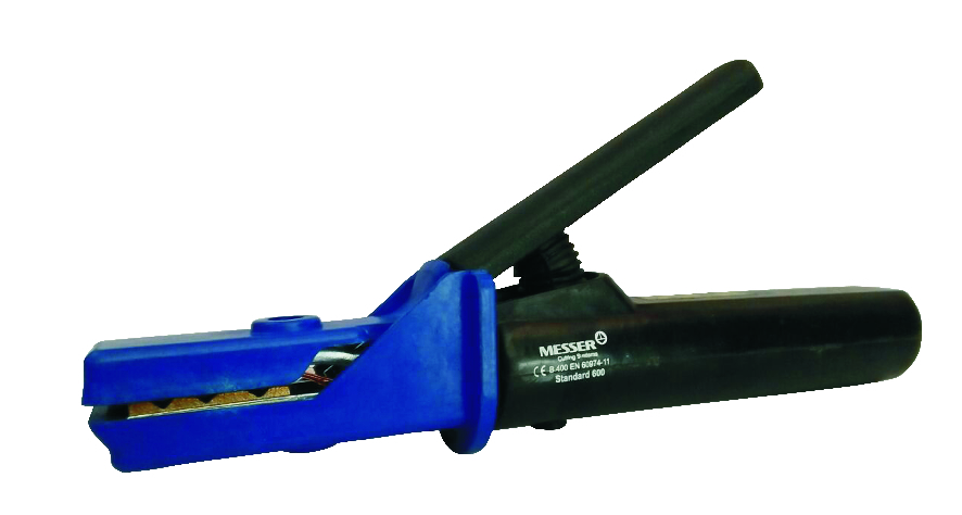 Electrode Holder - Brass Body, Suitable For 5.0mm & 6.3mm Electrode, Blue & Black Combination | Insulated Design, Multiple Angle Jaw Holding, Enhanced Safety Features