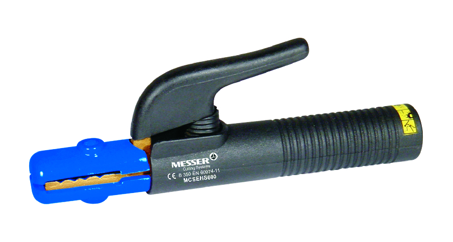 Electrode Holder - Brass Body, Suitable For 5.0mm & 6.3mm Electrode, Blue & Black Combination | Insulated Design, Multiple Angle Jaw Holding, Enhanced Safety Features