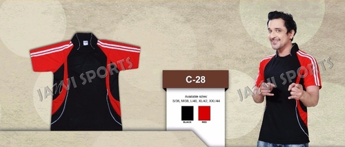 Red And Black Sports T Shirts