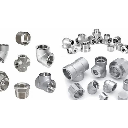 Socket Weld Fittings - Color: Silver