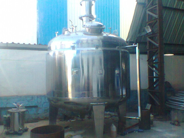 Shampoo Mixing Assembly - Stainless Steel 304, 50-2500 Kg Capacity | Automatic Plc Control, Electric Drive, 700mm Vacuum