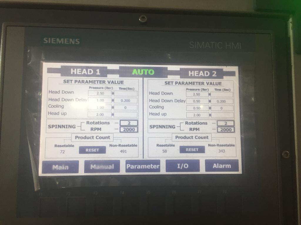 Metal Spin Welding Machine Automation