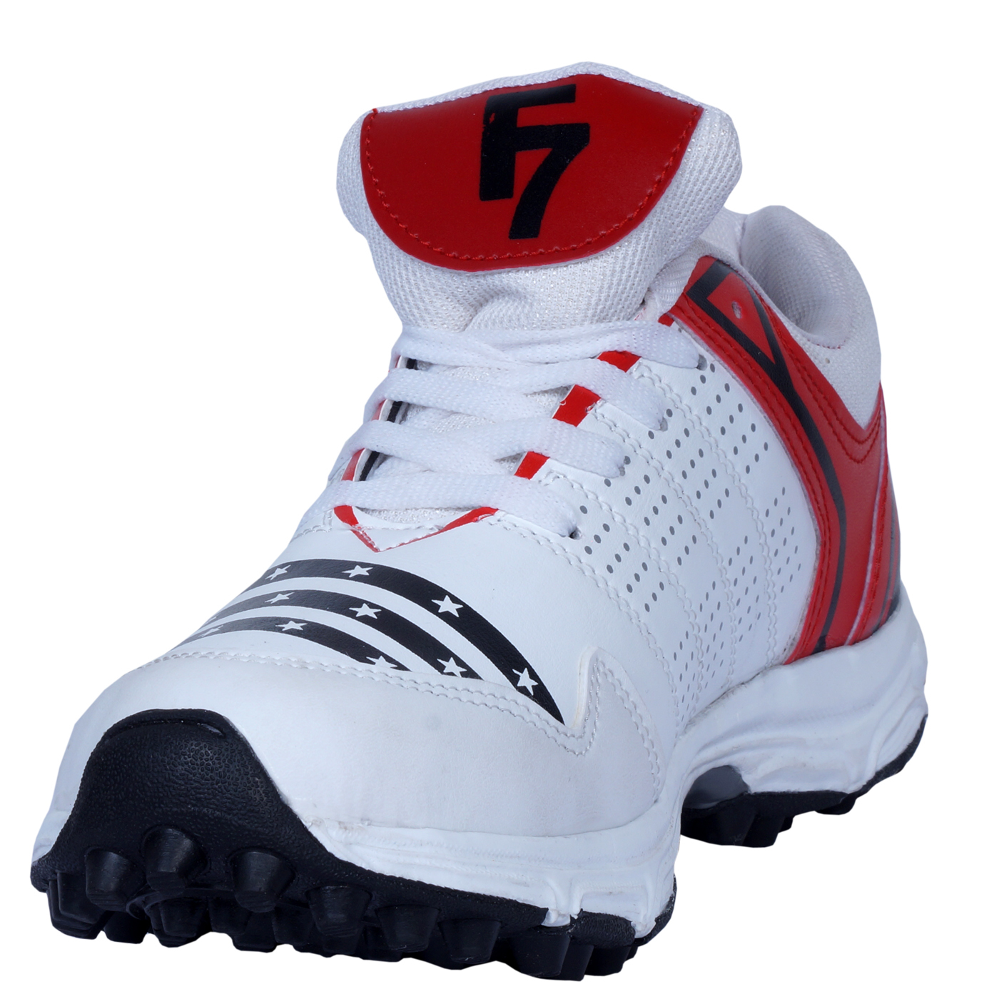 Cricket Shoes - Pu Upper, Rubber Outsole, Multi Color, Size 2-11 | Lace Closure, Pvc Insole, Pu Lining, Ideal For Bowlers, Batsmen & Fielders