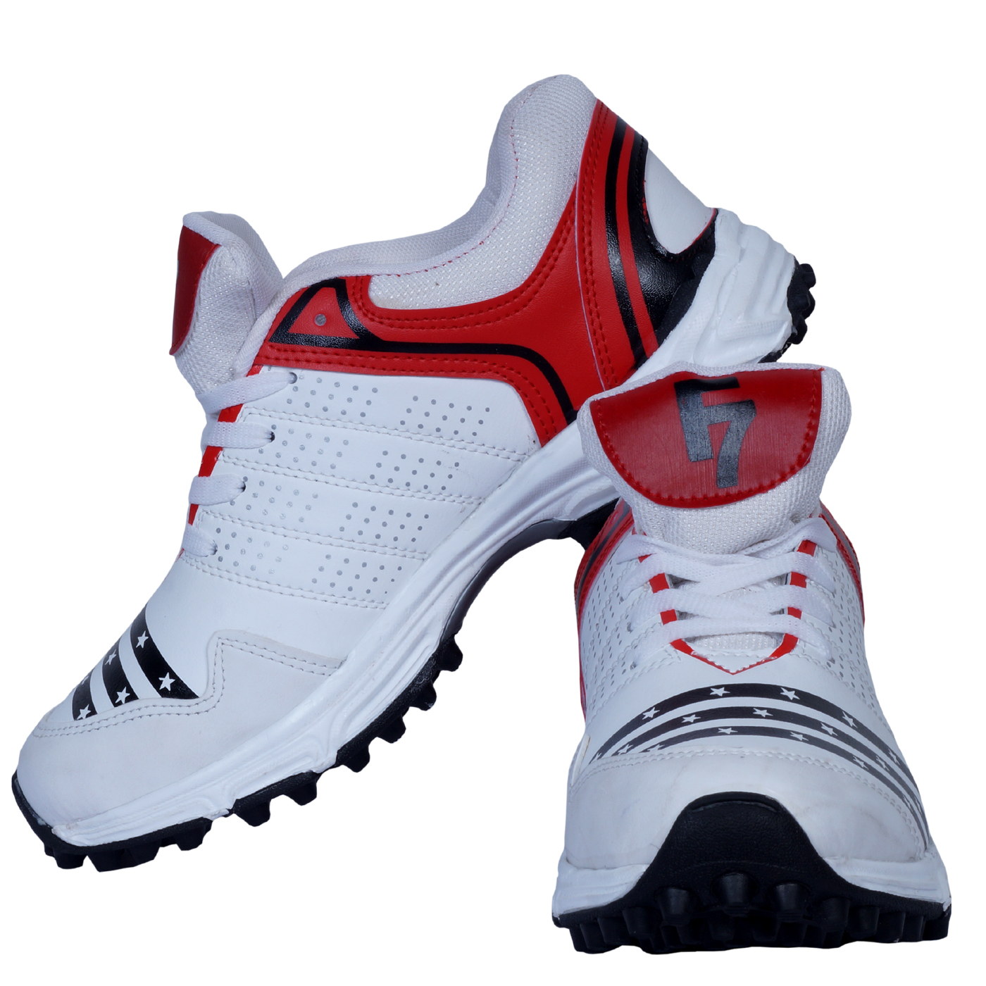 Cricket Shoes - Pu Upper, Rubber Outsole, Multi Color, Size 2-11 | Lace Closure, Pvc Insole, Pu Lining, Ideal For Bowlers, Batsmen & Fielders