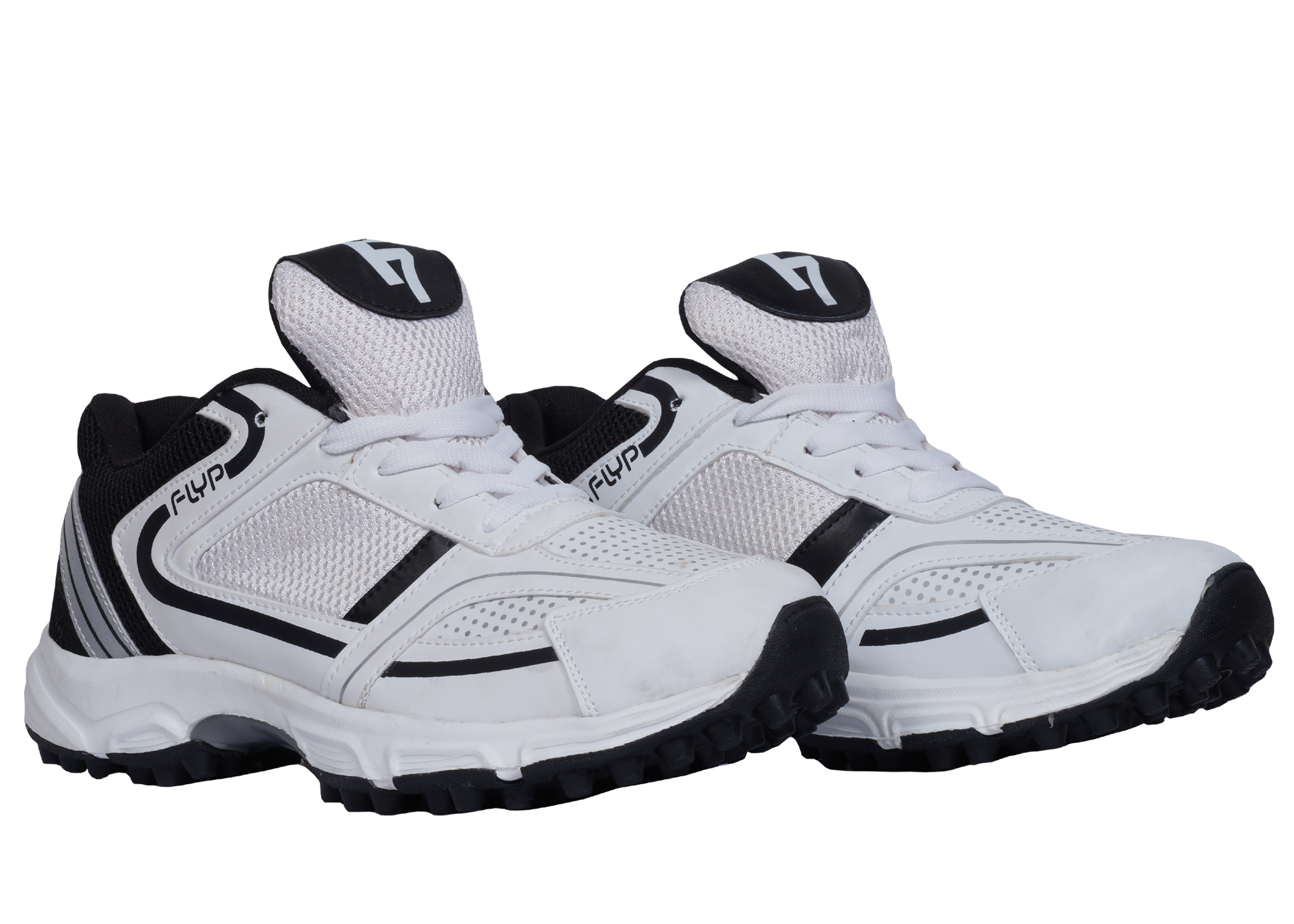 Cricket Shoe - Pu Upper, Size 2-11 | Multi-color, Lace Closure, Rubber Outsole, Unisex Design, Improved Cushioning And Stability, Ideal For Bowlers, Batsmen, And Fielders