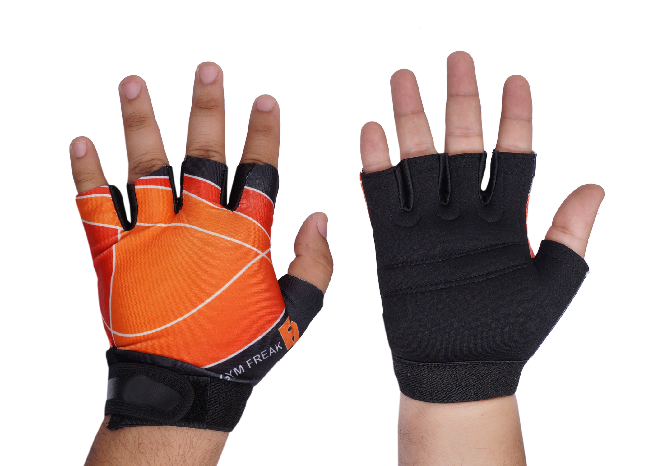 Multi Colour Gym Gloves