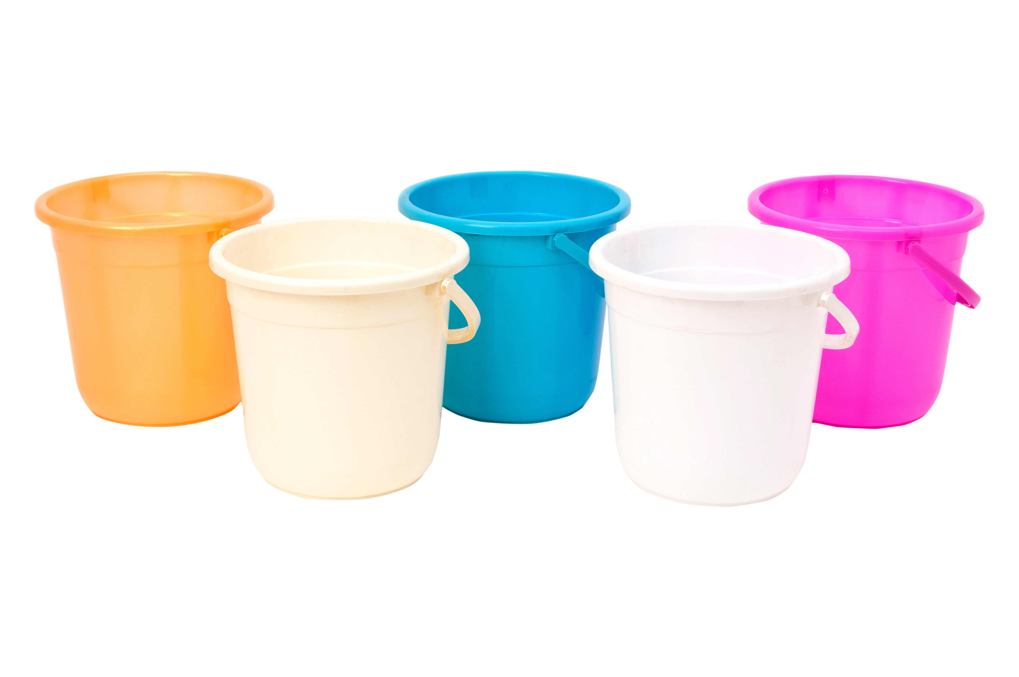 Plastic Printed Bucket - Premium Quality Plastic, Lightweight & Sturdy Design, Versatile For Bathing And Mopping