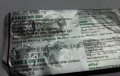 Lamotrigine Sustained Release Tablets Generic Drugs