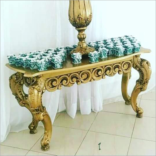 Golden Console Table